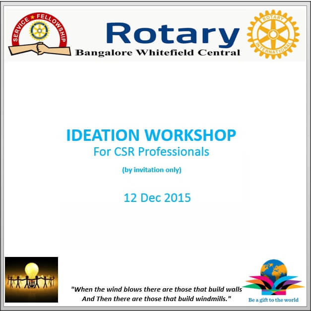 CSR Professionals – Ideation Workshop