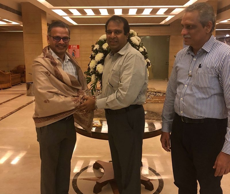 Flag Exchange at Chennai